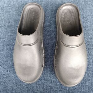 OOfos Shoes Men 11 Women 13 OOcloog Recovery Black Clogs Slip On Mule